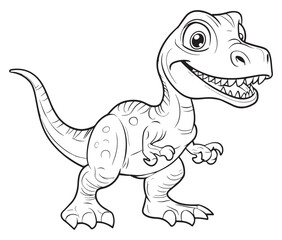 Tyrannosaurus rex dinosaur vector dinosaur illustration