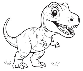 Tyrannosaurus rex dinosaur vector dinosaur illustration