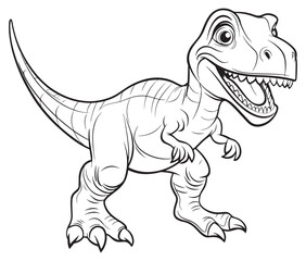 Tyrannosaurus rex dinosaur vector dinosaur illustration