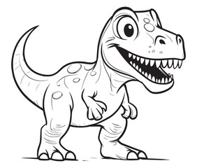 Tyrannosaurus rex dinosaur vector dinosaur illustration