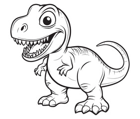 Tyrannosaurus rex dinosaur vector dinosaur illustration