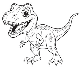 Tyrannosaurus rex dinosaur vector dinosaur illustration