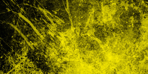 Bright and light yellow dynamic grunge paper texture abstract background, stucco wall texture dirty yellow old grunge texture colorful modern abstract watercolor black background for your design.