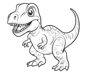 Tyrannosaurus rex dinosaur vector dinosaur illustration