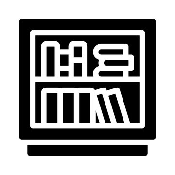 ibrary glyph icon