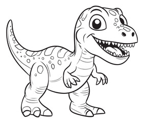 Tyrannosaurus rex dinosaur vector dinosaur illustration