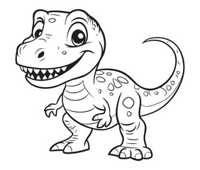 Tyrannosaurus rex dinosaur vector dinosaur illustration