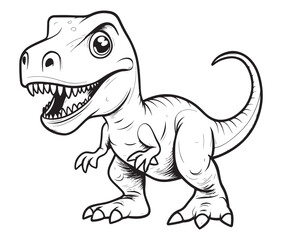 Tyrannosaurus rex dinosaur vector dinosaur illustration