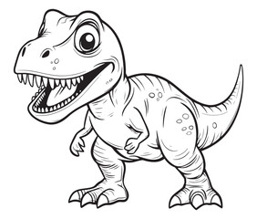 Tyrannosaurus rex dinosaur vector dinosaur illustration