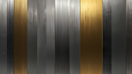 Sleek Metallic Reflections