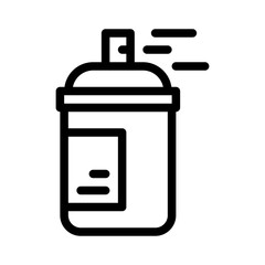 airbrush line icon