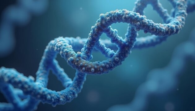  The intricate dance of DNA  A visual representation of genetic code