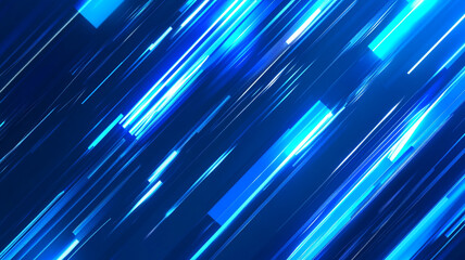 Abstract blue lines in motion creating a dynamic visual effect with a modern aesthetic