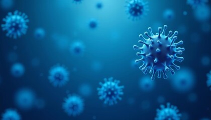  Viral Infection  A microscopic view of a pandemic threat