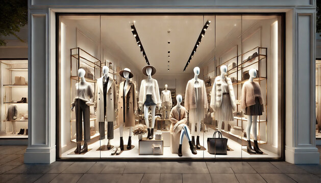 服飾ショーウィンドウ