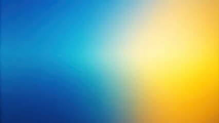 Yellow and blue gradient abstract background with minimalist blur effect