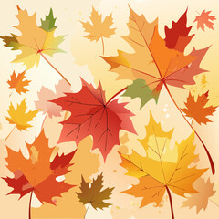 autumn leaves illustration