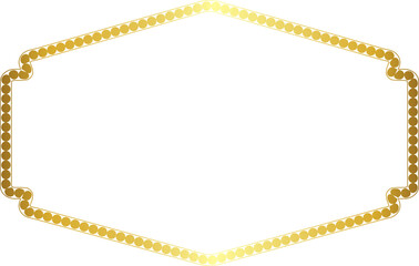 Rectangle Vintage Frame horizontal round circular graphic design artistic Gold picture frame luxury golden frame gold border vector royals framework decoration decorative element isolated background 