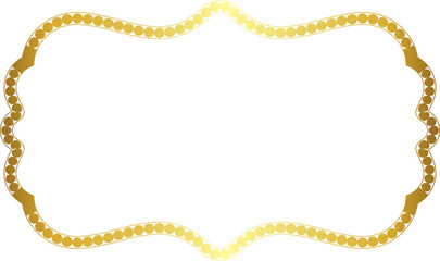 Rectangle Vintage Frame horizontal round circular graphic design artistic Gold picture frame luxury golden frame gold border vector royals framework decoration decorative element isolated background 