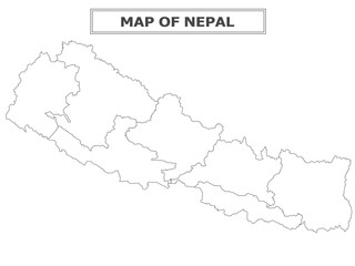 Geography Political map. Political map of country with capital, province or state capital, major cities and town.
