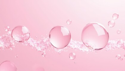  Bubbles of Joy in a Pink Dreamscape