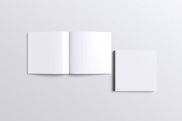 Square Brochure Book Blank