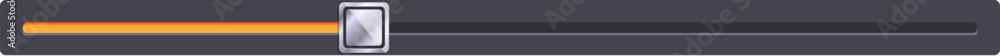 Poster horizontal loading bar is progressing from left to right
