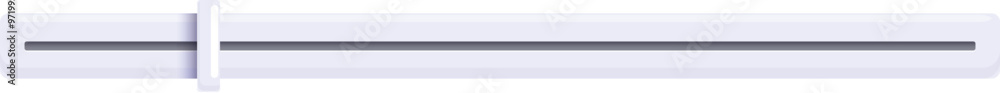 Poster horizontal loading bar showing progress on white background
