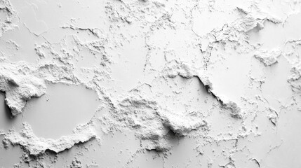 Fototapeta premium Rough Textured White Wall Closeup Generative AI