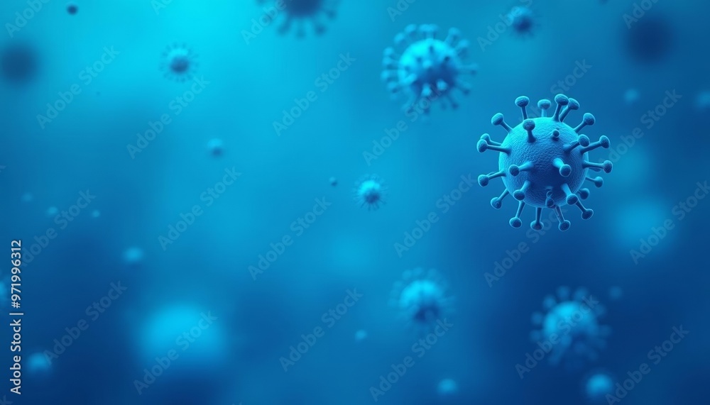 Poster  Viral Infection  A Microscopic Battle