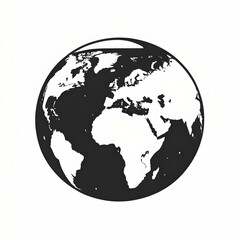 Obraz premium earth globe icon