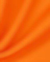 Light pale tender orange gold of silk satin fabric . Abstract background.