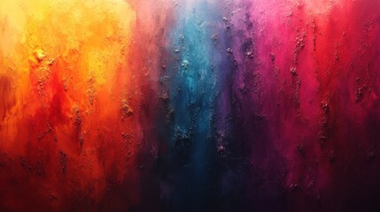 Fototapeta premium digital illustration abstract colorful backgroun rainbow ink stains grunge watercolor texture ink splatter
