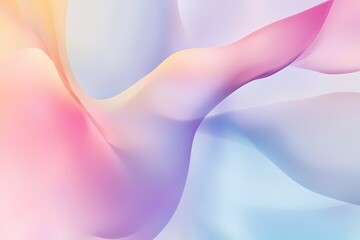 Pastel Dreamscape: A swirling abstract background of soft pink, blue, and yellow hues.  
