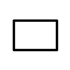 rectangular shape icon