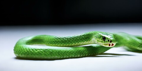 Obraz premium snake in the grass