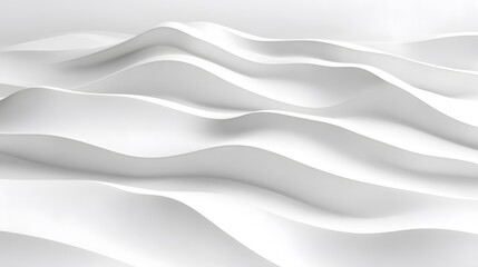 Fototapeta premium Abstract White Curved Lines Background