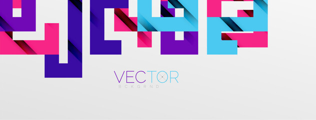 Color bend lines with shadow texture effect. Vector Illustration For Wallpaper, Banner, Background, Card, Book Illustration, landing page