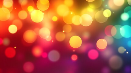 Obraz premium Abstract Colorful Bokeh Background with Blurred Lights