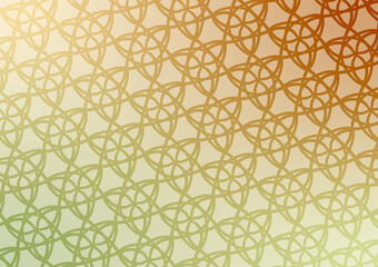 Yellow gradient soft line geometric art pattern background