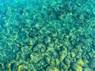green sea background