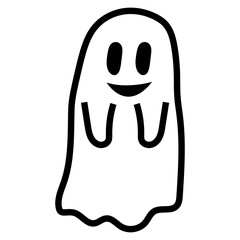 Halloween Ghost Doodle