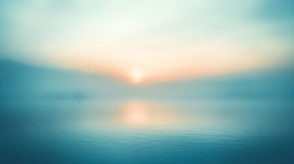 Fototapeta premium blurred gradient background transitioning smoothly from white to blue, evoking calmness, purity, and tranquility