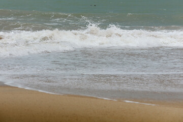waves on the beach