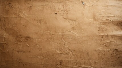 Soft natural kraft paper texture in horizontal layout