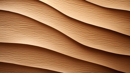 Soft texture of natural kraft paper in horizontal orientation