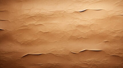 Natural and soft kraft paper texture background in horizontal orientation