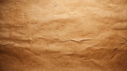 Horizontal display of natural kraft paper texture background