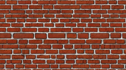 Obraz premium Abstract Artistry: Seamless Red Brick Wall Vector Design