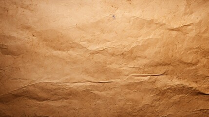 Horizontal view of natural kraft paper texture soft and smooth